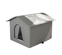 CLSSLVVBN Cat House For Winter Feline Friend Elements Bunny Cloth Outdoor Cat Shelter Waterproof Cat Shelter Outdoor, A, 33CM