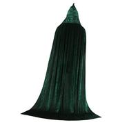CLSSLVVBN Cloak Robe Devil Costume Prop Photography Accessory Halloween Velvet Hooded Cape Fine Workmanship Dressing Up Cloak Robe Wizard Devil Outfit Party Decorations