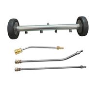 CLSSLVVBN Comprehensive Under Car Pressure Washer Attachment Chassis Cleaner With 3 Extension Wands For Quick Cleaning Pressure Washer Undercarriage Cleaner 4000 PSI