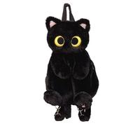 CLSSLVVBN Cute Plush Backpack Boys Adults Girls School Durable Plush Daypacks Gift For Little Ones Spacious Enough To Carry Essentials While Maintaining Compact, black, 50cm