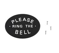 CLSSLVVBN Door Plaque Please Ring The Bell Sign Decorative Decoration Plate Farmhouse Indication Decor Supplies Bedroom Bathroom