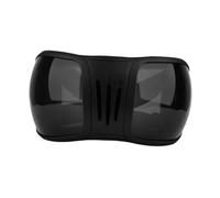 CLSSLVVBN Equestrian Goggles Provide Full UV And Comfortable Making Racing And Riding Outdoors Horse Eye Cover Feature Multiple Layers Of Soft Sponge On Inside, black and gray, 15x27cm