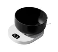 CLSSLVVBN High Performance Heated Water Bowl For Dogs Cats Features USB Rechargeable For Heated Comfort Even In Coldest Weather Conditions USB Rechargeable Pet Bowl Has 380ml Capacity