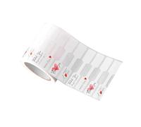 CLSSLVVBN Jewelry Tags Price Tags Stickers High Sticking Ability Ensures Secure Attachment On Rings Bracelets Necklaces Jewelry Price Stickers Blank 500 Labels, Pink, 6x1.2cm