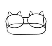 CLSSLVVBN Non Slip Cat Bowls Raised Stand Features Iron Base For Enhanced Stability And Helps With Neck Strain And Joint Issues Pet Food Water Bow Feeder Drinker Cat Dog Puppy