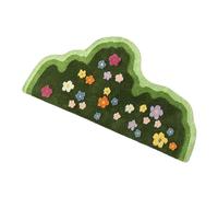 CLSSLVVBN Non Slip Floor Carpet Irregular Area Rug Soft Modern Aesthetic Feel Decorative Accent In Any Room Which Is Soft And Stain Resistant Plants Flower Rug Bedside Non Slip Aesthetic