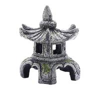 CLSSLVVBN Pagoda Statue Stone Lamp Aquarium Tank Landscape Accent Hiding Cave Tool Gift For Aquatic Pets And Terrarium Land Turtle Habitat Shelter Hiding Cave Tool Gift