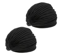 CLSSLVVBN Pleated Turban Hat Headwear Wrap Easy To Wear And Off Fashion Comfortable Accessory For Hair Loss Recovery Muslim Islamic Arab Hat Women Turban Indian Plain