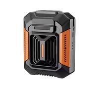 CLSSLVVBN Portable Waist Fan Bladeless Clip-on Lazy Ensures Continual Fresh Air While On Go Or Relaxing 2.Long-lasting Battery Life With Built-in 4000mAh, orange