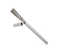 CLSSLVVBN Premium Stainless Steel Skewers BBQ Barbecue Food Lovers Grilling Delicious Kabobs Without Any Rust Or Bending BBQ Barbecue Stainless Steel Shish Kebob Sticks, Silver, 30cm