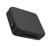 CLSSLVVBN Premium Vlog Drone Box for Flip Accessories Storage Precise Mold Opening Battery Manager Frosted Leather, Black, FP-B958