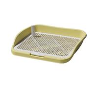 CLSSLVVBN Puppy Pee Pads Practical Solution For Dog Waste Management Indoor And Outdoor Encouraging Good Habits Dog Training Toilet Pee Pad Holder Potty Tray, Yellow, 48x36.5x8.5cm