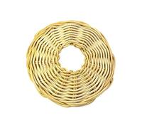 CLSSLVVBN Rattan Woven Lampshade Pendant Light Shade Rustic Ceiling Hanging Light Shades Handwoven Beautiful Bulb Cage Guard Fixture Bulb Cage Guard Fixture Restaurant