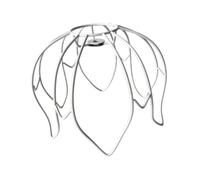 CLSSLVVBN Rustic Metal Hanging Light Shades Farmhouse Inspired Metal Lampshade For Cozy Homes Lampshade Pendant Light Shade Ceiling Desk Lamp Wire Bulbs Cage Cover Iron Modern, 23x18x8cm