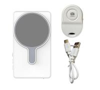 CLSSLVVBN Selfie Screen RK-X40 Mobile Phone Magnetic Display Device ABS Magnetic Screen Rear Selfie Display Device ForiPhone, white