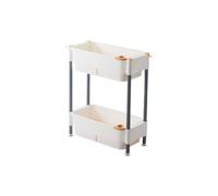 CLSSLVVBN Simple Flower Pot Rack Multi-layer Hydroponic Box Carefully Selected Materials And Gardening Tools Can Be Easily Hung, Two-layer-foot pad