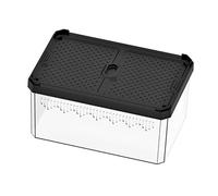 CLSSLVVBN Spacious Space In Terrarium Habitat Cage Mini Container Makes Suitable For Various Small Reptiles And Easy Observation Portable Crawling Pet Reptile Breeding Container