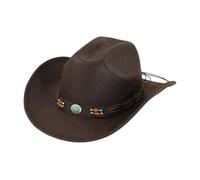 CLSSLVVBN Stylish Lightweight Western Cowboy Hat Adults Women Men Fantastical Jazz Hat Summer Summer Party Themed Costume Western Cowboy Adults Women Men Cowgirl