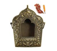 CLSSLVVBN Tibetan Prayer Pendant Exquisite Copper Alloy Gawu Box Handmade Prayers And Ceremonies Durable And Wear Resistant Buddhism Religion Jewelry Collection Decor