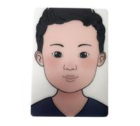 CLSSLVVBN Washing Off Paint Is Simple With Reusable Faces Practice Board Making Smart Choice For Makeup Lovers And Professionals Reusable Washable Faces Practice Board Training, Boy, 297x210mm