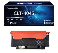 CLT-404S CLT-K404S CLT-C404S CLT-M404S CLT-Y404S for Samsung SL-C430 C430W C432 C433 C432W C433W C480 C480W C480FW C480FN C482 C482 C482W C483W C483FW C48X Toner Cartridge,BK-1 Pack