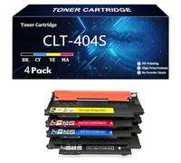 CLT-404S CLT-K404S CLT-C404S CLT-M404S CLT-Y404S for Samsung SL-C430 C430W C432 C433 C432W C433W C480 C480W C480FW C480FN C482 C482 C482W C483W C483FW C48X Toner Cartridge,4 Color-4 Pack