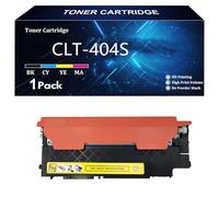 CLT-404S CLT-K404S CLT-C404S CLT-M404S CLT-Y404S for Samsung SL-C430 C430W C432 C433 C432W C433W C480 C480W C480FW C480FN C482 C482 C482W C483W C483FW C48X Toner Cartridge,Y-1 Pack
