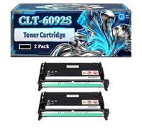CLT-6092S Toner Cartridge Compatible for Samsung CLP-770 CLP-770ND CLP-775ND Printers, With Chip Large Capacity 7000 Pages (2 Pack Black)