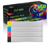 CLT-804 Compatible for Samsung Toner Cartridges with Chip MultiXpress X 3200 Series X 3220 NR X 3280 Printers (4-Pack BK/C/M/Y)