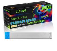 CLT-804 Compatible for Samsung Toner Cartridges with Chip MultiXpress X 3200 Series X 3220 NR X 3280 Printers (1 Pack Cyan)