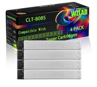 CLT-808S Compatible for Samsung Toner Cartridges with Chip MultiXpress X4220rx X4250lx Printers (4 Pack Black)
