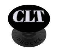 CLT Charlotte North Carolina Airport Code Minimalist PopSockets Adhesive PopGrip