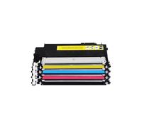 CLT-K406S CLT-406 Toner Cartridge Fit For Samsung CLP-360 362 363 364 365 365W 366 366W 367W 368 SL-C410W C460W CLX-3300(1PC CYAN)