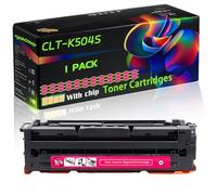 CLT-K504S Compatible for Samsung Toner Cartridges with Chip CLP-415NW CLX-4195FW Xpress C1810W Printers (1 Pack Magenta)