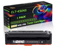 CLT-K504S Compatible for Samsung Toner Cartridges with Chip CLP-415NW CLX-4195FW Xpress C1810W Printers (1 Pack Black)