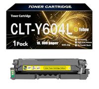 CLT-K604L Compatible Toner Cartridge For Samsung with Chip | Replacement CLT-C604L CLT-M604L CLT-Y604L for Samsung ProXpress C4012ND C4062FX Printer,Yellow