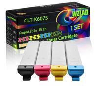 CLT-K607S Compatible for Samsung Toner Cartridges with Chip MultiXpress CLX-9250ND CLX-9252NA CLX-9350ND Printers (4-Pack BK/C/M/Y)