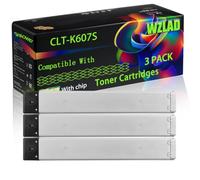 CLT-K607S Compatible for Samsung Toner Cartridges with Chip MultiXpress CLX-9250ND CLX-9252NA CLX-9350ND Printers (3 Pack Black)
