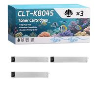 CLT-K804S Toner Cartridges Compatible for Samsung MultiXpress X3220NR X3280NR Printer, High-Definition Printing Effect with Chip, 25000 Pages (3 Pack Black)