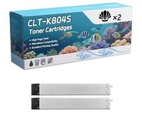 CLT-K804S Toner Cartridges Compatible for Samsung MultiXpress X3220NR X3280NR Printers, High-Definition Printing Effect with Chip, 25000 Pages (2 Pack Black)