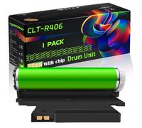 CLT-R406 Compatible for Samsung Drum Unit with Chip CLX-3305W SL-C430W SL-C410W SL-C430 SL-C460FW SL-C460FW Printers (1 Pack Black)