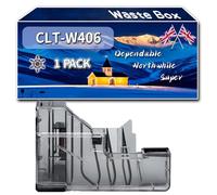 CLT-W406 Waste Box Compatible for Samsung Xpress SL-C482 SL-C483 SL-C480 SL-C480W Printers, High-Definition Printing Effect with Chip, 40000 Pages (1 Pack Black)