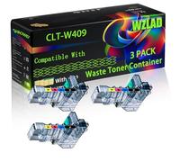 CLT-W409 Compatible for Samsung Waste Toner Container with Chip CLX-3175FW CLX-3175N CLX-3185 CLX-3185FW Printers (3 Pack Black)