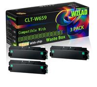 CLT-W659 Compatible for Samsung Waste Box with Chip MultiXpress C8600 Series C8640 ND C8641 ND C8642 ND C8650 ND C8651 ND C8652 Printers (3 Pack Black)
