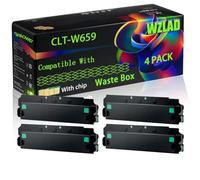 CLT-W659 Compatible for Samsung Waste Box with Chip MultiXpress C8600 Series C8640 ND C8641 ND C8642 ND C8650 ND C8651 ND C8652 Printers (4 Pack Black)