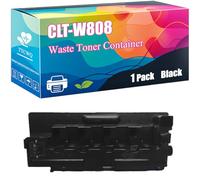 CLT-W808 Waste Toner Container Compatible for Samsung MultiXpress SL-X4250LX SL-X4300LX Printers, with Chip, High Yield 43500 Pages, Clear Printing (Black)