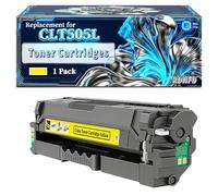 CLT505L CLT-505L Toner Cartridges Compatible for Samsung ProXpress C2600 C2620DW C2670FW C2680FX Printers, With Chip Large Capacity 6000 Pages (1 Pack Yellow)