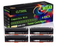 CLT505L Compatible for Samsung Toner Cartridges with Chip ProXpress C2600 Series C2620DW C2620DW Printers (4 Pack Black)
