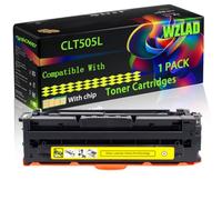 CLT505L Compatible for Samsung Toner Cartridges with Chip ProXpress C2670FW C2670FW PremiumLine Printers (1 Pack Yellow)