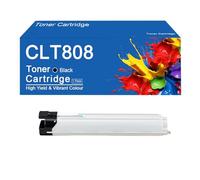CLT808 4 Color Toner Cartridges Replacement for Samsung MultiXpress X4300LX X4250LX X4220RX Printer, Clear Printing,CLT808 -Black